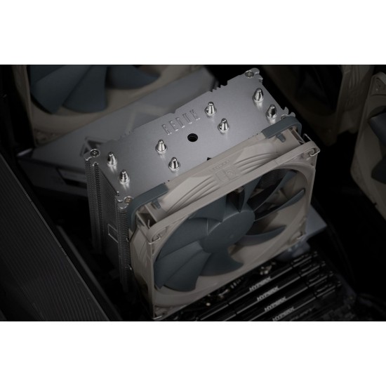 Noctua NH-U12S redux Processor Cooler 12 cm Grey, Stainless steel