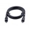 Gembird Toslink, 2m audio cable Black