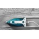 Tefal EasyGliss Plus FV5718 iron Dry & Steam iron Durilium soleplate 2400 W Turquoise, White