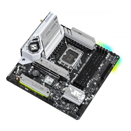 Asrock B760M Steel Legend WiFi Intel B760 LGA 1700 micro ATX