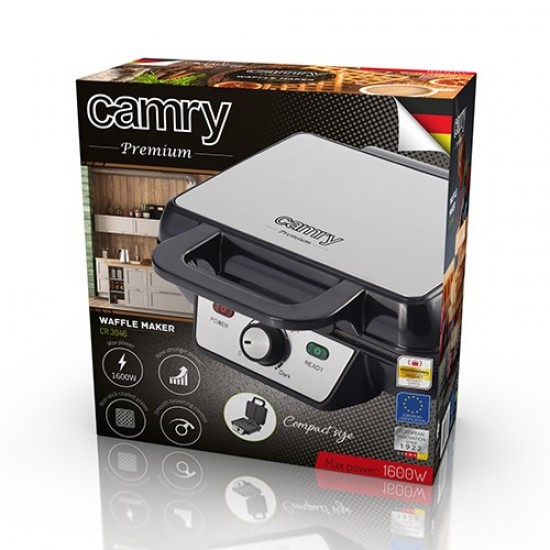 Camry CR 3046 waffle iron 2 waffle(s) Black 1000 W