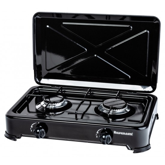 Countertop Hob Gas Ravanson K-02TB [black; 2 zone(s)]