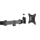 Maclean desk mount for 2 monitors, VESA 75x75 and 100x100, 17-32