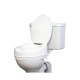 Raising toilet seat with flap 10cm