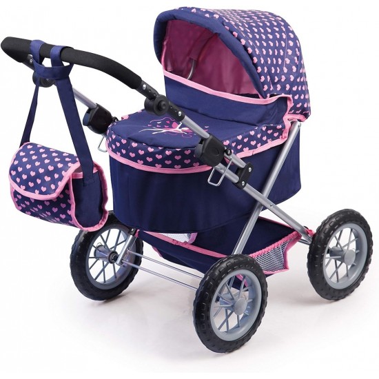 Doll pram BAYER Design 13052AA Trendy deep Garnet, Purple