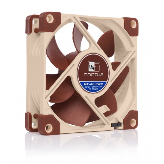 Noctua NF-A8 PWM computer cooling system Computer case Fan 8 cm Beige, Brown