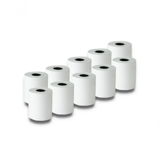 Qoltec 51900 Thermal roll 57 x 27 | 55g / m2 | 10 pcs. | BPA free