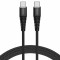 Savio CL-160 USB cable 2 m USB 2.0 USB C - USB C Black