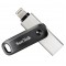 SanDisk SDIX60N-128G-GN6NE USB flash drive 128 GB 3.2 Gen 1 (3.1 Gen 1) Grey, Silver