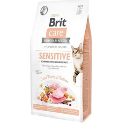 BRIT Care Grain-Free Sensitive Turkey&Salmon - dry cat food - 7 kg