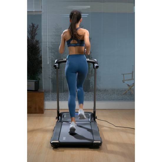 Electric treadmill, home OVICX Q2S PLUS bluetooth&app, 1-14km (black)