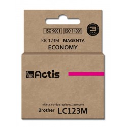 Actis KB-123M ink (replacement for Brother LC123M/LC121M; Standard; 10 ml; magenta)