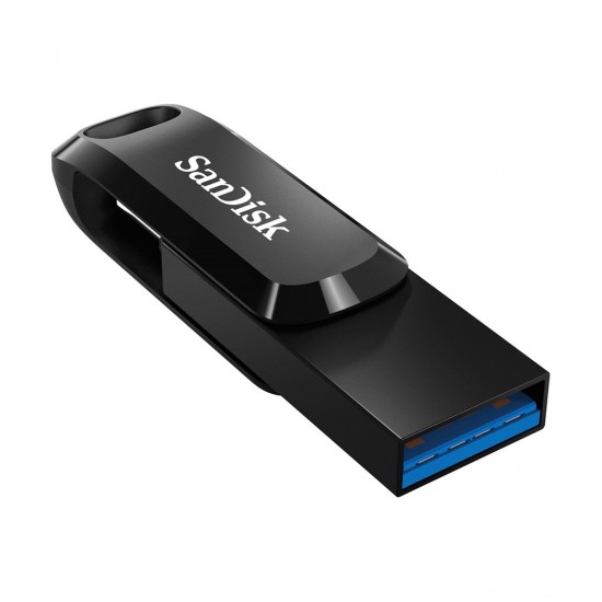 SanDisk Ultra Dual Drive Go USB flash drive 256 GB USB Type-A / USB Type-C 3.2 Gen 1 (3.1 Gen 1) Black