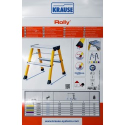 Krause Folding Step Rolly silver