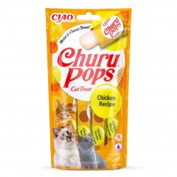 INABA Churu Pops Chicken - cat treats - 4x15 g