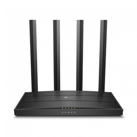 TP-Link ARCHER C6 V4.0 wireless router Gigabit Ethernet Dual-band (2.4 GHz / 5 GHz) Black