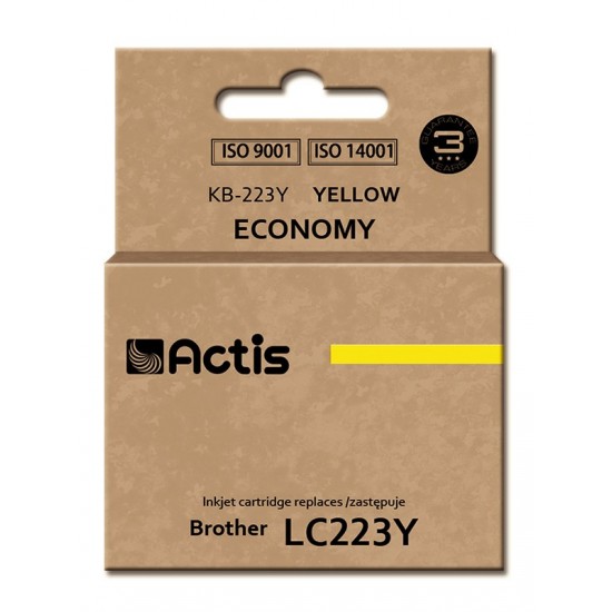 Actis KB-223Y ink (replacement for Brother LC223Y; Standard; 10 ml; yellow)