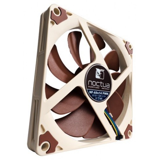 Noctua NF-A9X14 PWM Computer case Fan 9.2 cm Brown