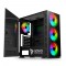 SAVIO PC Case Prime X1 ARGB Glass Black