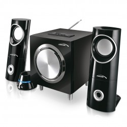 Audiocore - AC790 2.1 Bluetooth Multimedia Speakers FM radio, SD / MMC card input, AUX, USB