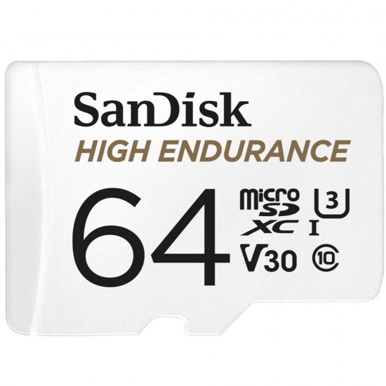 SanDisk High Endurance memory card 64 GB MicroSDXC UHS-I Class 10