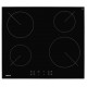 Ceramic hob Akpo PKA 58008/2 black 4 zone(s)