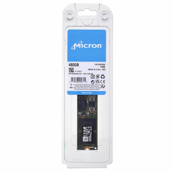 SSD Micron 7450 PRO 480GB M.2 (22x80) NVMe PCI 4.0 MTFDKBA480TFR-1BC1ZABYYR (DWPD 1)