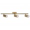 Activejet SPECTRA triple gold ceiling wall lamp strip spotlight GU10 for living room