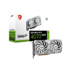 MSI GeForce RTX 4070 SUPER 12G VENTUS 2X WHITE OC NVIDIA 12 GB GDDR6X