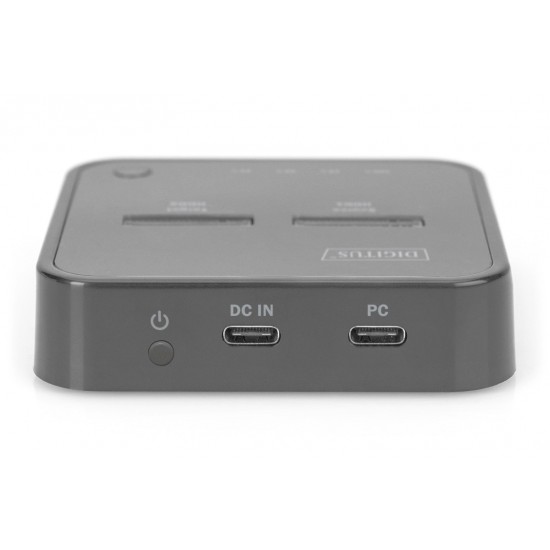 Digitus Dual M.2 NVMe SSD Docking Station with Offline Clone Function, USB-C™