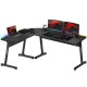 Gaming desk - Huzaro Hero 6.0 Black RGB