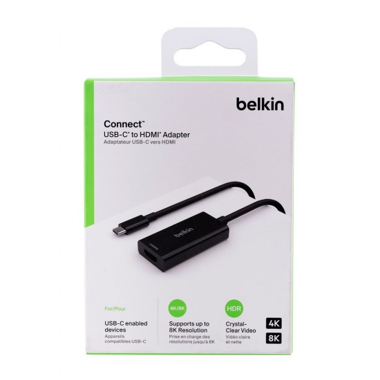 Belkin AVC013BTBK video cable adapter HDMI Type A (Standard) USB Type-C Black