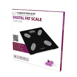 Esperanza EBS022K personal scale Electronic personal scale Square Black