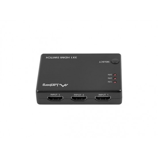 LANBERG VIDEO SWITCH 3X HDMI + MICRO USB PORT