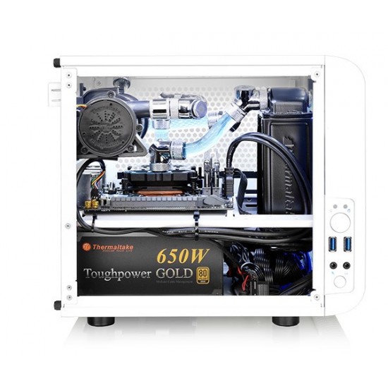 Thermaltake Core V1 Snow Edition Cube White