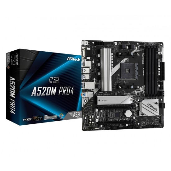 Asrock A520M Pro4 Socket AM4 micro  ATX