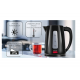 MPM Cordless kettle MCZ-112black 1,7 L, 2200 W