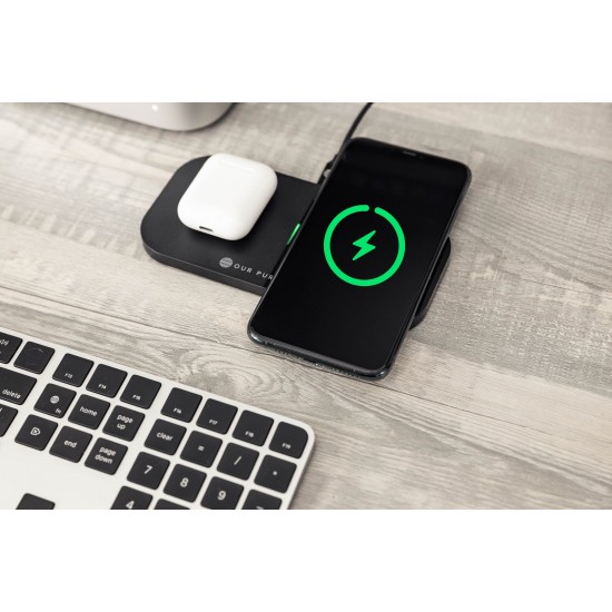 Our Pure Planet 15W Dual Wireless Charging Pad