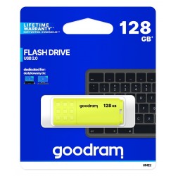 Goodram UME2 128GB USB flash drive USB Type-A 2.0 Yellow