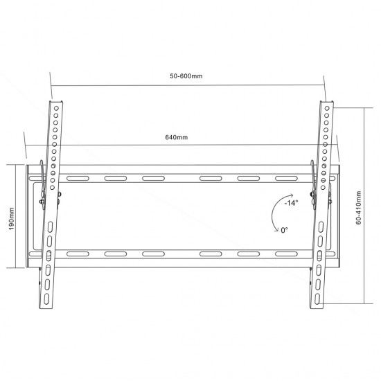 MACLEAN MC-605 TV Bracket 32-70