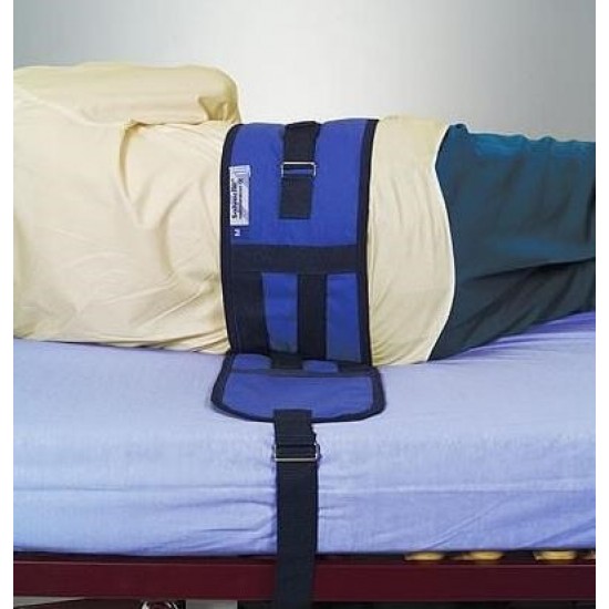 Safety belt against falling from the bed