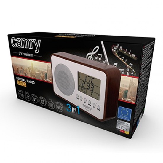 Camry CR1153 radio Portable Digital Black,White