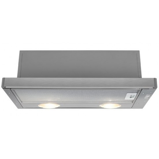 Beko HNT61210X cooker hood 280 m³/h Semi built-in (pull out) Stainless steel