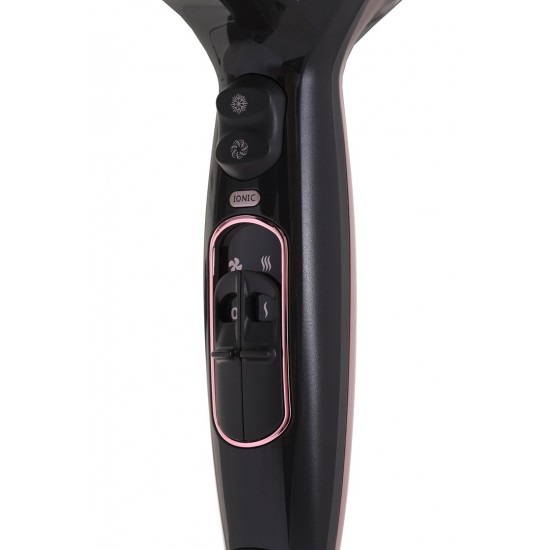 Remington D5706 hair dryer 2200 W Black, Pink gold