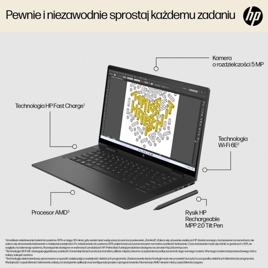 HP ENVY x360 15-fh0006nw Hybrid (2-in-1) 39.6 cm (15.6