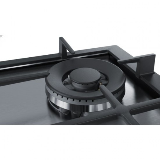 Bosch Serie 6 PCH6A5B90 hob Stainless steel Built-in 60 cm Gas 4 zone(s)