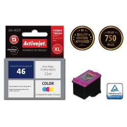 Activejet AH-46CR ink (replacement for HP 46 CZ638AA; Premium; 21 ml; color)