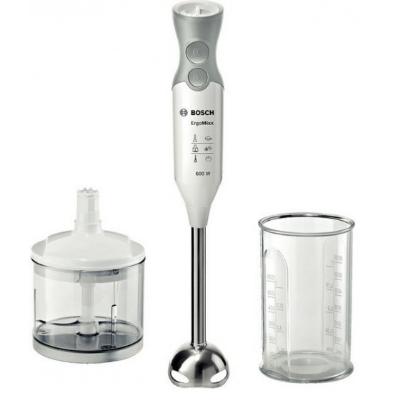 Bosch ErgoMixx MSM66120 Immersion blender 600 W Grey, White