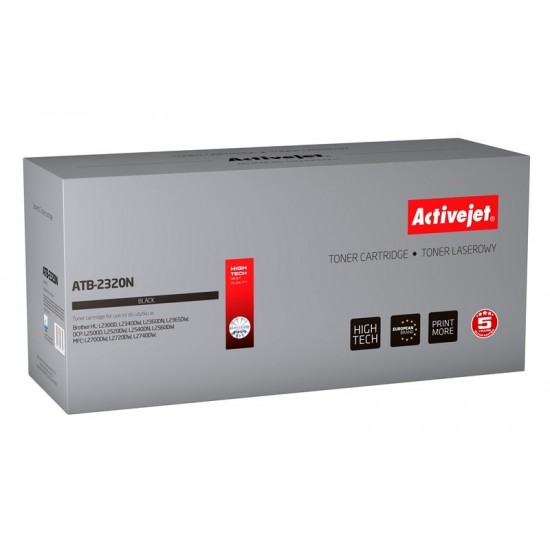 Activejet ATB-2320N Toner (replacement for Brother TN-2320, TN2320; Supreme; 2600 pages; black)