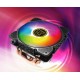 Gembird CPU-HURACAN-ARGB-X140 CPU cooling fan, 12 cm, 100 W, multicolor LED, 4 pin